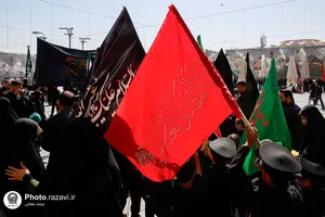 عزاداری هیئت کودکان در حرم مطهر رضوی