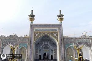 طراحی، ساخت و نصب مقرنس باب الهادی (علیه السلام)