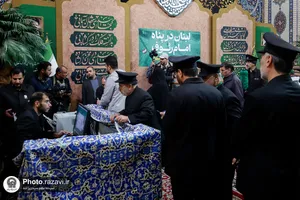 حضور خدام حرم مطهر رضوی در ویژه برنامه لبنان در پناه امام رئوف