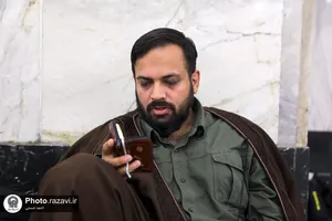 اعتکاف دانشجویی در حرم مطهر رضوی