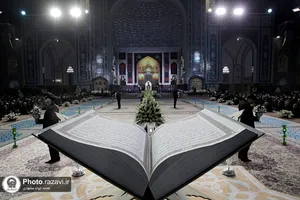 آیین خطبه خوانی شب شهادت امام رضا علیه السلام در حرم مطهر رضوی -2