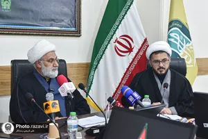 نشست خبری چهارمین اعتکاف علمی طلاب در حرم مطهر رضوی