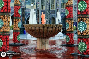 عزاداری تاسوعای حسینی در حرم مطهر رضوی