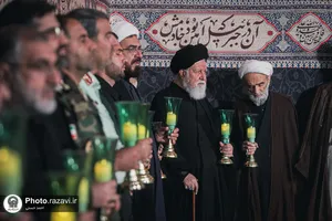 آئین خطبه&zwnj;خوانی شب عاشورا در حرم مطهر رضوی