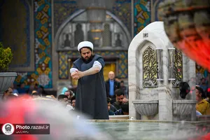 اقامه نماز عید فطر در حرم مطهر رضوی-3