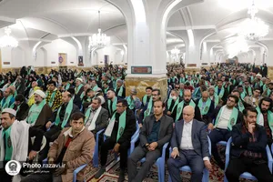 تشرف کاروان توان&zwnj;یابان زیارت اولی&zwnj; سراسر کشور به حرم مطهر رضوی
