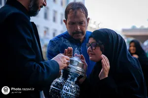 حال و هوای حرم مطهر رضوی در شب میلاد امام حسن عسکری علیه&zwnj;السلام