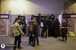 موکب انصارالحسین علیه&zwnj;السلام در حرم مطهر رضوی