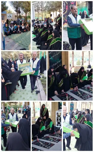 غبارروبی و عطرافشانی مزار شهدای قم