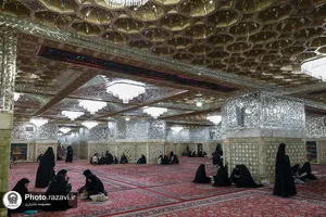 رواق حضرت معصومه سلام الله علیها حرم مطهر رضوی