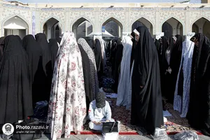 اقامه نماز عید سعید فطر در حرم مطهر رضوی