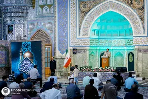 مراسم بزرگداشت روز ولادت امام حسن عسکری علیه&zwnj;السلام در حرم مطهر رضوی