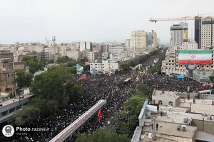 تشییع رئیس&zwnj;جمهور شهید و همراهان در مشهدالرضا&zwnj;&zwnj;علیه السلام -2