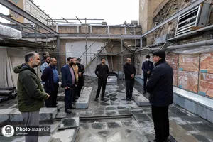 بازدید پرسنل حراست سازمان مرکزی از پروژه&zwnj;های عمرانی حرم مطهر رضوی