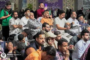 مراسم جشن میلاد امام رضا علیه&zwnj;السلام در صحن غدیر