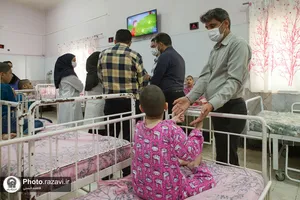 اردوی جهادی بیمارستان رضوی در نیشابور