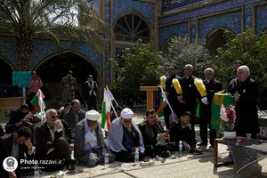 حضور تولیت آستان قدس رضوی در مزار شهدای هویزه