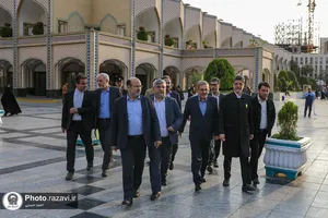 بازدید رئیس سازمان برنامه و بودجه کشور از فعالیت&zwnj;های آستان قدس رضوی
