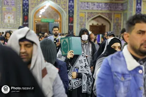مراسم احیا شب بیست و یکم ماه مبارک رمضان در حرم مطهر رضوی - 3
