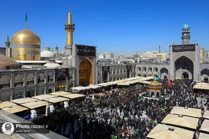 عزاداری روز شهادت امام رضا علیه&zwnj;السلام در حرم مطهر رضوی