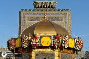 حال و هوای حرم مطهر رضوی در روز عید غدیر