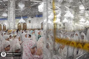 جشن تکلیف دوهزار نفری دختران مشهدی-2