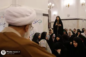 حضور تولیت آستان قدس رضوی در جمع معتکفین رمضانیه