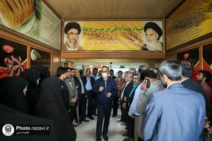 بازدید کارکنان آستان قدس از شرکت صنایع غذایی رضوی