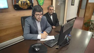 حضور دکتر طالبی رئیس سازمان علمی و فرهنگی حرم مطهر رضوی در سامانه 138