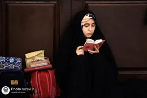 حضور تولیت آستان قدس رضوی در جمع معتکفین رمضانیه