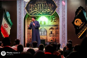عزاداری فاطمیه در رواق نوجوان حرم مطهر رضوی
