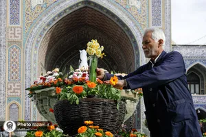 آماده سازی حرم مطهر رضوی در آستانه میلاد جوادالائمه علیه&zwnj;السلام