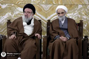 دیدار رئیس تشخیص مصلحت نظام با علما و اساتید حوزه علمیه مشهد مقدس