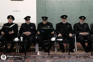 مجلس ترحیم همسر شهید برونسی در حرم مطهر رضوی