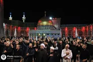 برگزاری آیین‌های عزاداری قزوین و یزد در شب سوم محرم در حسینیه حرم