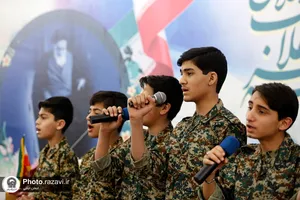 گردهمایی کودکان جهان اسلام در حرم مطهر رضوی