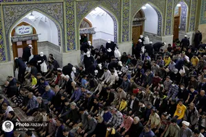 بسته&zwnj;بندی و توزیع افطاری سبک در حرم مطهر رضوی