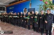 خدام حرم به استقبال زائران حضرت رضا (ع) می‌روند