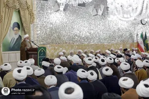 نشست جمعی از اساتید و فضلای حوزه علمیه خراسان با تولیت آستان قدس رضوی