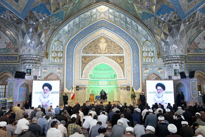 مراسم بزرگداشت آیت‌الله سیدموسی شبیری زنجانی در حرم مطهر رضوی