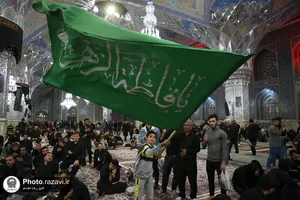 اجتماع عزاداران آذری زبان در رواق امام خمینی (ره)