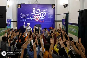 اعتکاف رمضانیه نوجوانان در حرم مطهر رضوی