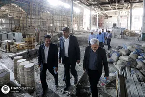 بازدید معاون فرهنگی اجتماعی معاون اول رئیس جمهور از فعالیت&zwnj;های عمرانی حرم مطهر رضوی