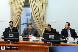 نشست صمیمانه کارکنان مرکز گزینش با قائم&zwnj; مقام تولیت آستان قدس رضوی