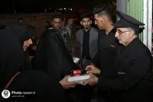 عزاداری شب تاسوعای حسینی با حضور تولیت آستان قدس رضوی