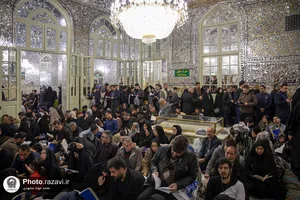 مراسم احیا شب بیست و سوم ماه مبارک رمضان در حرم مطهر رضوی-1
