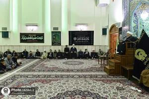 عزاداری شهادت حضرت زهرا سلام&zwnj;الله علیها در حسینیه امام رضا علیه&zwnj;السلام
