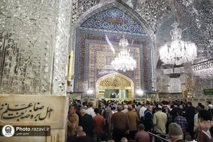 حال و هوای حرم مطهر رضوی در آستانه ولادت امام رضا علیه&zwnj;السلام