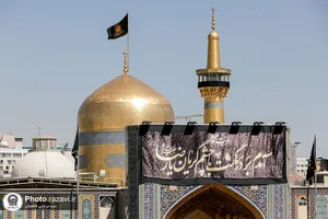حال و هوای حرم مطهر رضوی در روز زیارتی امام رضا علیه&zwnj;السلام
