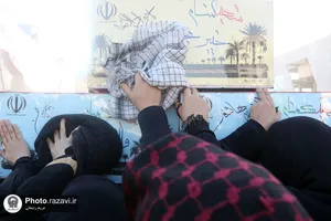 تشییع پیکر شهدای گمنام در مشهد